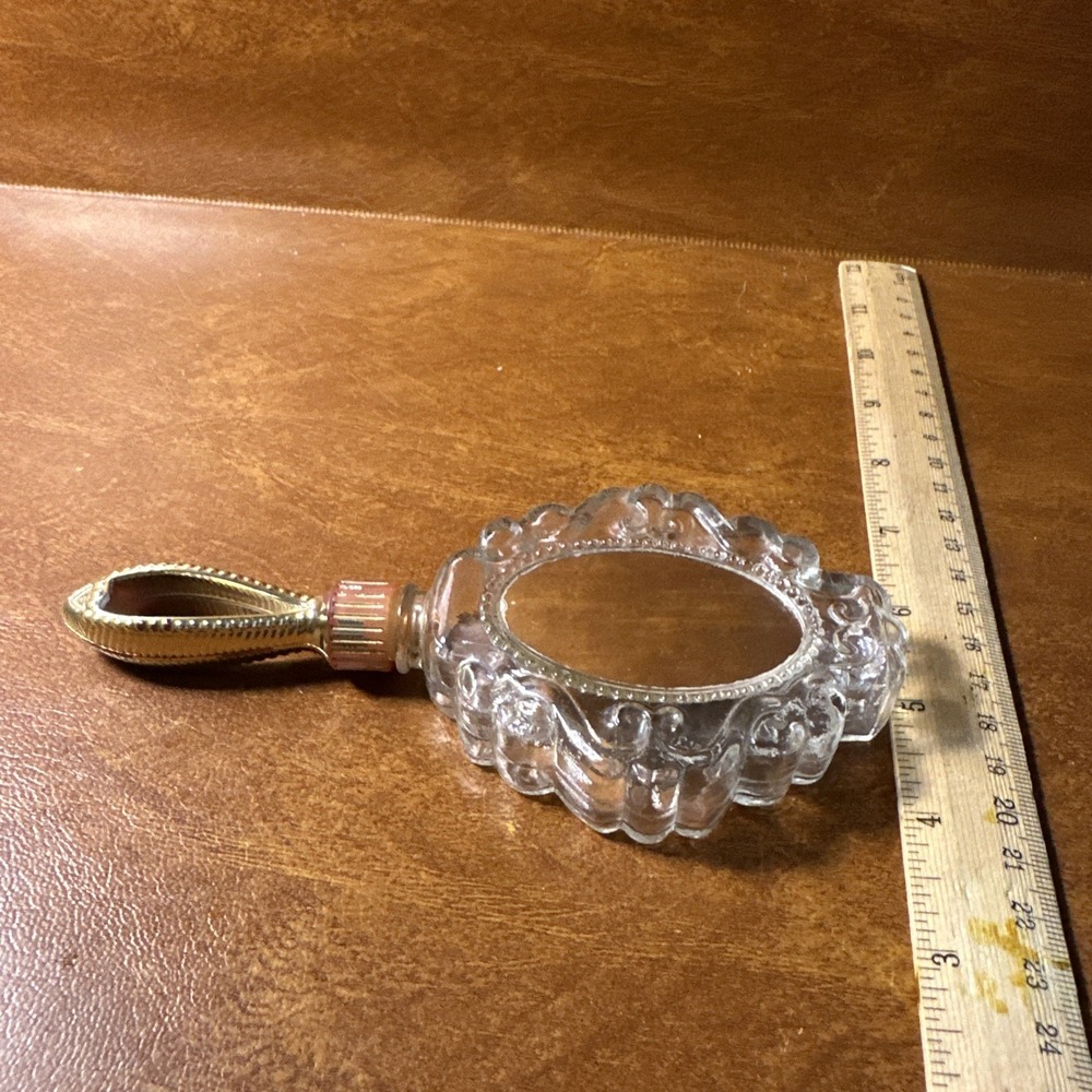Vintage Avon Looking Mirror Glass Perfume /Cologne Container 1.5oz - Picture 5 of 5